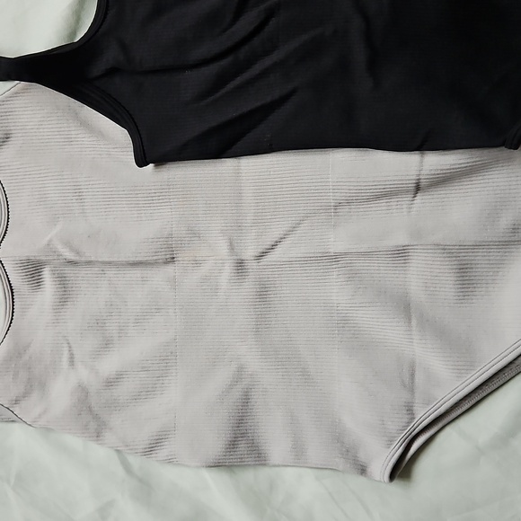 QQQ Black and Gray Bodysuit Set, Size L - Picture 4 of 8